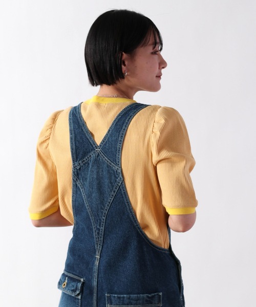 cepo（セポ）の「ロゴペイント デニムオーバーオール（サロペット/オーバーオール・レディース・ブルー系1/ブルー系3・S/M）」の7枚目の写真