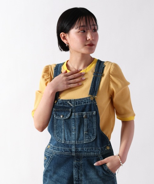 cepo（セポ）の「ロゴペイント デニムオーバーオール（サロペット/オーバーオール・レディース・ブルー系1/ブルー系3・S/M）」の5枚目の写真