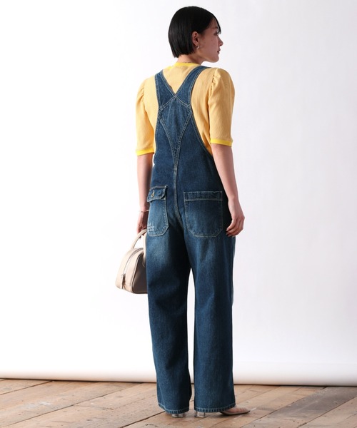 cepo（セポ）の「ロゴペイント デニムオーバーオール（サロペット/オーバーオール・レディース・ブルー系1/ブルー系3・S/M）」の4枚目の写真