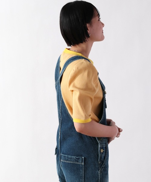 cepo（セポ）の「ロゴペイント デニムオーバーオール（サロペット/オーバーオール・レディース・ブルー系1/ブルー系3・S/M）」の6枚目の写真