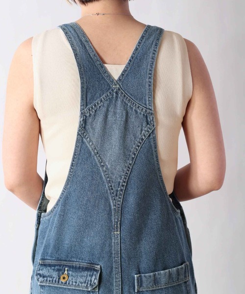 cepo（セポ）の「ロゴペイント デニムオーバーオール（サロペット/オーバーオール・レディース・ブルー系1/ブルー系3・S/M）」の9枚目の写真