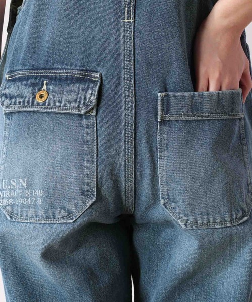 cepo（セポ）の「ロゴペイント デニムオーバーオール（サロペット/オーバーオール・レディース・ブルー系1/ブルー系3・S/M）」の12枚目の写真