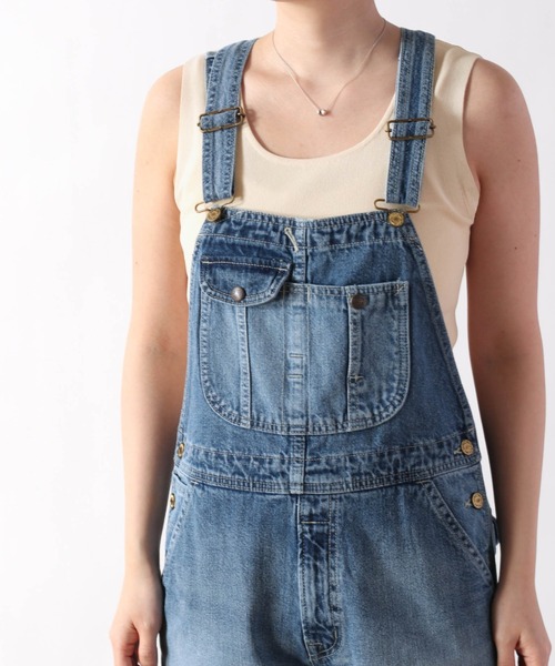 cepo（セポ）の「ロゴペイント デニムオーバーオール（サロペット/オーバーオール・レディース・ブルー系1/ブルー系3・S/M）」の8枚目の写真