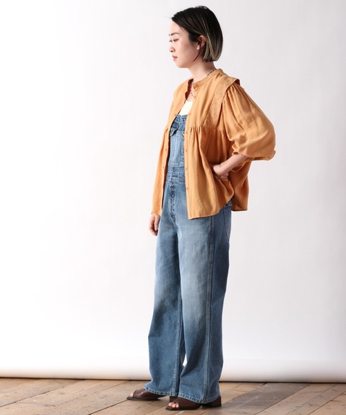 cepo（セポ）の「ロゴペイント デニムオーバーオール（サロペット/オーバーオール・レディース・ブルー系1/ブルー系3・S/M）」の13枚目の写真