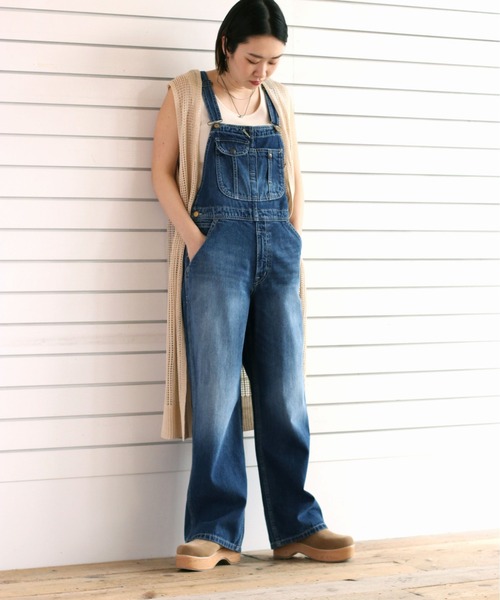 cepo（セポ）の「ロゴペイント デニムオーバーオール（サロペット/オーバーオール・レディース・ブルー系1/ブルー系3・S/M）」の17枚目の写真