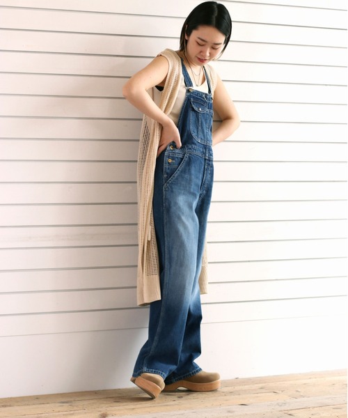 cepo（セポ）の「ロゴペイント デニムオーバーオール（サロペット/オーバーオール・レディース・ブルー系1/ブルー系3・S/M）」の18枚目の写真