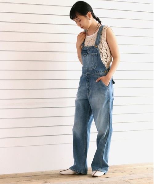 cepo（セポ）の「ロゴペイント デニムオーバーオール（サロペット/オーバーオール・レディース・ブルー系1/ブルー系3・S/M）」の20枚目の写真