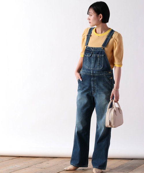 cepo（セポ）の「ロゴペイント デニムオーバーオール（サロペット/オーバーオール・レディース・ブルー系1/ブルー系3・S/M）」の19枚目の写真