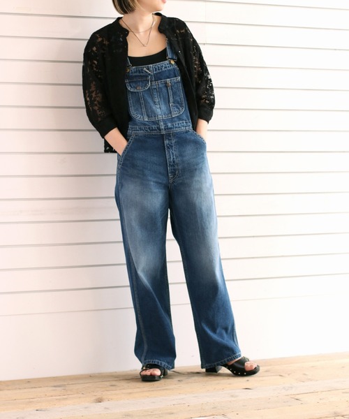 cepo（セポ）の「ロゴペイント デニムオーバーオール（サロペット/オーバーオール・レディース・ブルー系1/ブルー系3・S/M）」の15枚目の写真