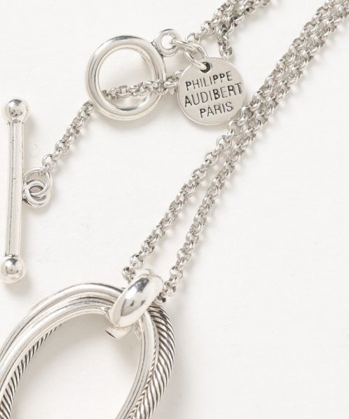 PHILIPPE AUDIBERT（フィリップ オーディベール）の「【PHILIPPE AUDIBERT(フィリップオーディベール)】EMIL ネックレス（ネックレス・レディース・シルバー・2）」の6枚目の写真