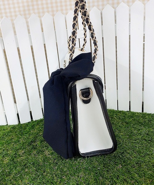 Swankiss(スワンキス)の「UT french girl BAG(トートバッグ・レディース・ホワイト/ブラック/ベージュ・FREE)」の4枚目の写真