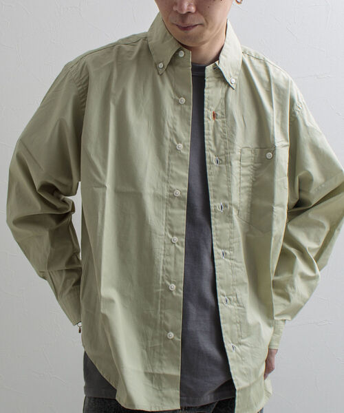 FREDY MAC（フレディーマック）の「【FREDYMAC/フレディマック】オーバーサイズシャツ ビッグシルエットボタンダウン（シャツ/ブラウス・メンズ・ネイビー/オフホワイト/ブラック系その他3/カーキ/ブルー系その他7・MEDIUM/LARGE）」の4枚目の写真