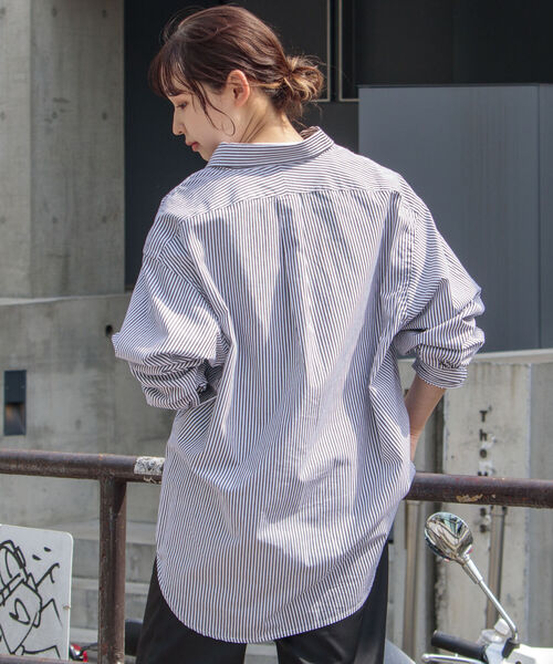 FREDY MAC（フレディーマック）の「【FREDYMAC/フレディマック】オーバーサイズシャツ ビッグシルエットボタンダウン（シャツ/ブラウス・メンズ・ネイビー/オフホワイト/ブラック系その他3/カーキ/ブルー系その他7・MEDIUM/LARGE）」の16枚目の写真