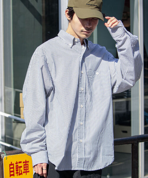 FREDY MAC（フレディーマック）の「【FREDYMAC/フレディマック】オーバーサイズシャツ ビッグシルエットボタンダウン（シャツ/ブラウス・メンズ・ネイビー/オフホワイト/ブラック系その他3/カーキ/ブルー系その他7・MEDIUM/LARGE）」の20枚目の写真