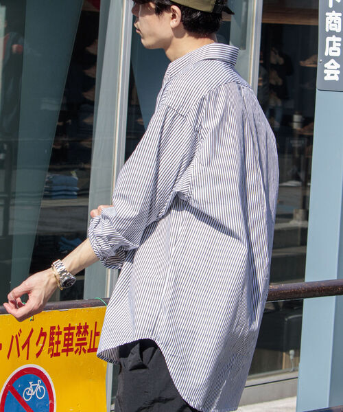 FREDY MAC（フレディーマック）の「【FREDYMAC/フレディマック】オーバーサイズシャツ ビッグシルエットボタンダウン（シャツ/ブラウス・メンズ・ネイビー/オフホワイト/ブラック系その他3/カーキ/ブルー系その他7・MEDIUM/LARGE）」の22枚目の写真