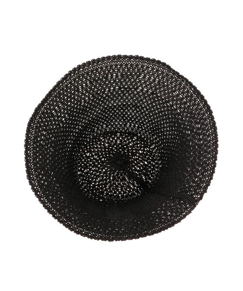 dazzlin（ダズリン）の「モノトーンアミアミバケットハット（ハット・レディース・オフホワイト/ブラック・FREE）」の9枚目の写真