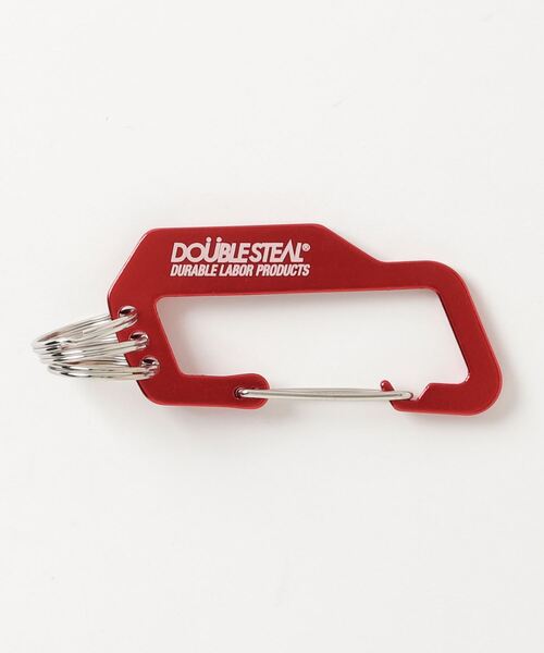 DOUBLE STEAL（ダブルスティール）の「Carabiner（キーホルダー・メンズ・ブルー/ブラック/シルバー/レッド・FREE）」の3枚目の写真