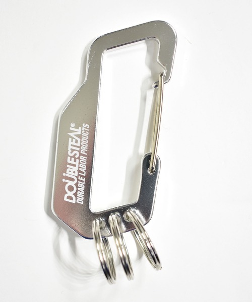DOUBLE STEAL（ダブルスティール）の「Carabiner（キーホルダー・メンズ・ブルー/ブラック/シルバー/レッド・FREE）」の4枚目の写真