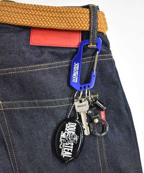 DOUBLE STEAL（ダブルスティール）の「Carabiner（キーホルダー・メンズ・ブルー/ブラック/シルバー/レッド・FREE）」の2枚目の写真