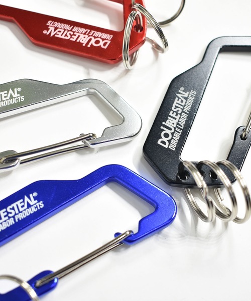 DOUBLE STEAL（ダブルスティール）の「Carabiner（キーホルダー・メンズ・ブルー/ブラック/シルバー/レッド・FREE）」の10枚目の写真