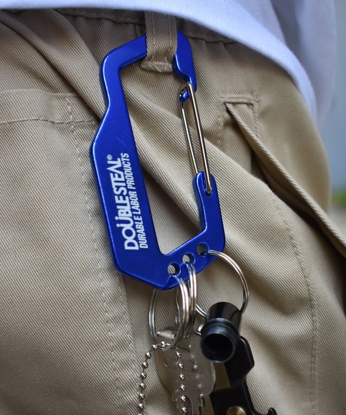 DOUBLE STEAL（ダブルスティール）の「Carabiner（キーホルダー・メンズ・ブルー/ブラック/シルバー/レッド・FREE）」の11枚目の写真