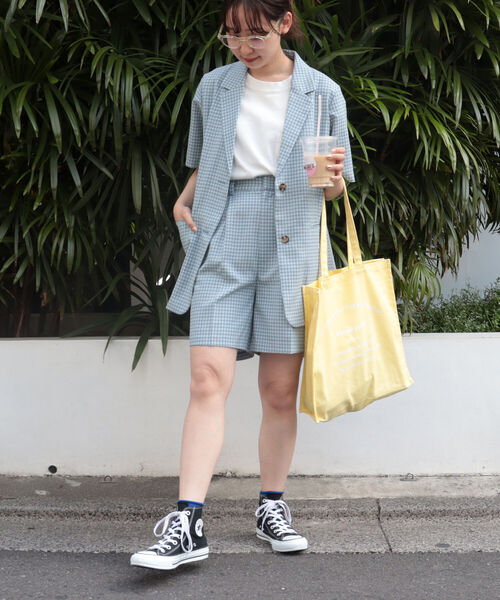 fredy emue（フレディエミュ）の「チェック柄ショートパンツ