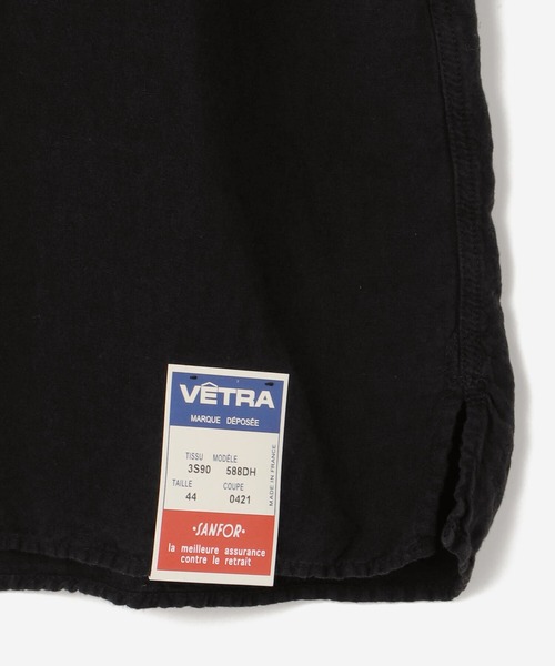 VETRA（ベトラ）の「VETRA | ライトリネン プルオーバーシャツ MEN（シャツ/ブラウス・メンズ・ブラック/ネイビー・44/42）」の14枚目の写真