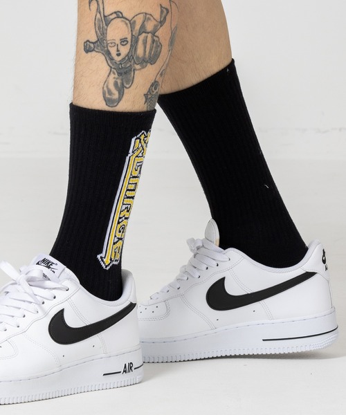 XLARGE（エクストララージ）の「ARROW LETTERING SOCKS（ソックス/靴下・メンズ・ホワイト/ブラック/グリーン・ONE SIZE）」の3枚目の写真