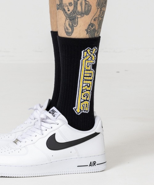 XLARGE（エクストララージ）の「ARROW LETTERING SOCKS（ソックス/靴下・メンズ・ホワイト/ブラック/グリーン・ONE SIZE）」の9枚目の写真