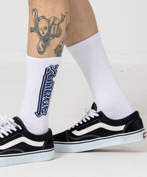 XLARGE（エクストララージ）の「ARROW LETTERING SOCKS（ソックス/靴下・メンズ・ホワイト/ブラック/グリーン・ONE SIZE）」の10枚目の写真