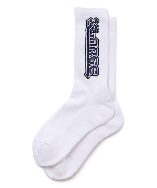 XLARGE（エクストララージ）の「ARROW LETTERING SOCKS（ソックス/靴下・メンズ・ホワイト/ブラック/グリーン・ONE SIZE）」の11枚目の写真