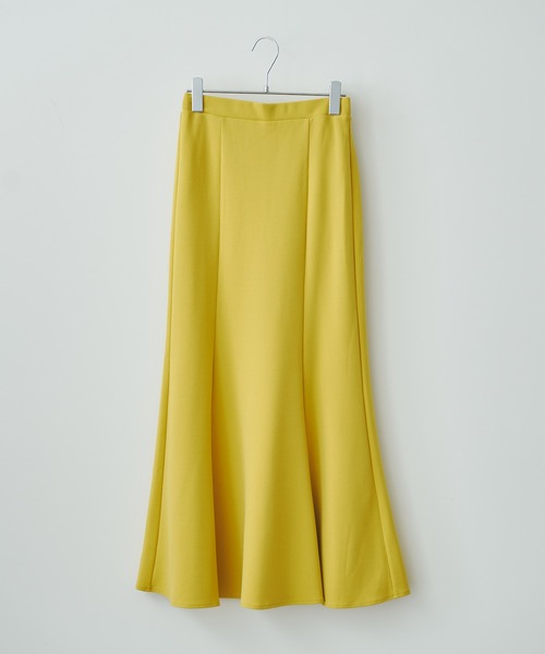 CPCM（シーピーシーエム）の「カットジョーゼットマーメイドラインスカート（スカート・レディース・アイボリー/ブラック/グリーン/イエロー/オレンジ・FREE）」の12枚目の写真