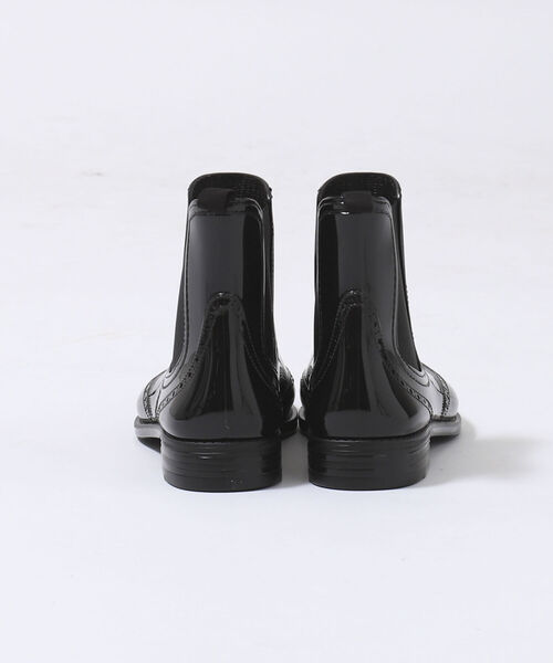 Traditional Weatherwear(トラディショナルウェザーウェア)の「【TRADITIONAL WEATHERWEAR/トラディショナル ウェザーウェア】SIDE GORE WINGTIP RAIN BOOTS(レインシューズ・レディース・ブラック・38/36/37)」の6枚目の写真
