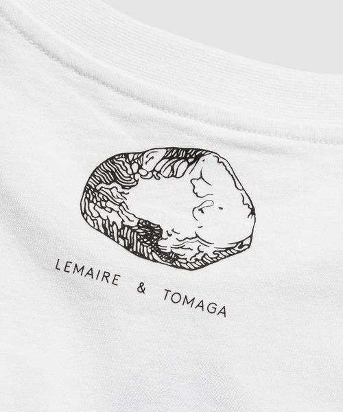 LEMAIRE(ルメール)の「PRINTED T-SHIRT(Tシャツ/カットソー・メンズ・ホワイト・X-SMALL/SMALL/XX-SMALL)」の3枚目の写真