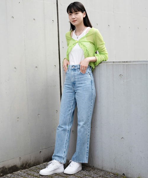 Levi's（リーバイス）の「Levi's/リーバイス ハイウエスト ストレートデニム（デニムパンツ・レディース・ライトインディゴブルー・25inch/30inch/28inch/26inch/23inch/27inch/24inch/29inch）」の9枚目の写真