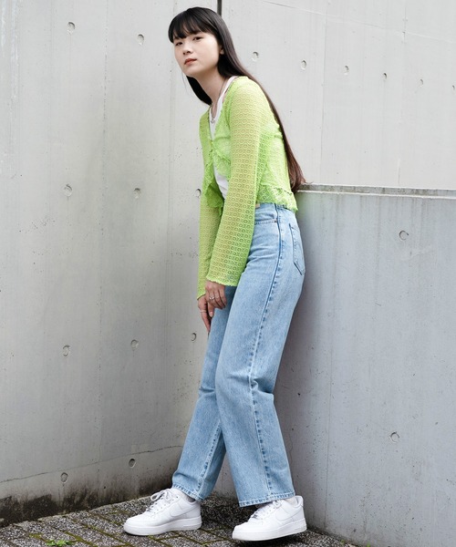 Levi's（リーバイス）の「Levi's/リーバイス ハイウエスト ストレートデニム（デニムパンツ・レディース・ライトインディゴブルー・25inch/30inch/28inch/26inch/23inch/27inch/24inch/29inch）」の10枚目の写真