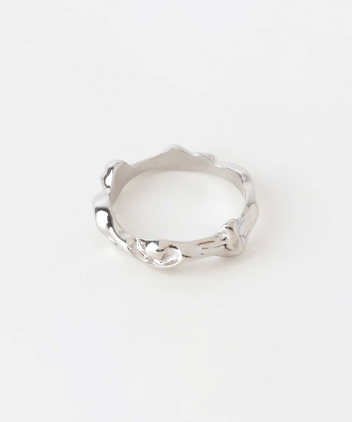 KBF(ケイビーエフ)の「デフォルメフラットリング(リング・レディース・シルバー/ゴールド・ONE)」の6枚目の写真