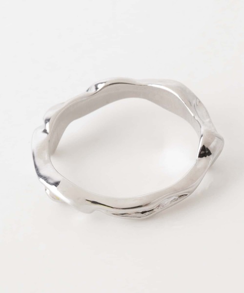 KBF(ケイビーエフ)の「デフォルメフラットリング(リング・レディース・シルバー/ゴールド・ONE)」の8枚目の写真