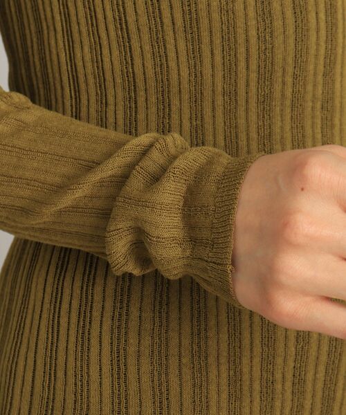 THE SHOP TK （ザ ショップ ティーケー ）の「◆シアーリブカーディガン（カーディガン/ボレロ・レディース・ブラック/ブルー/ブラウン系・12/13）」の19枚目の写真