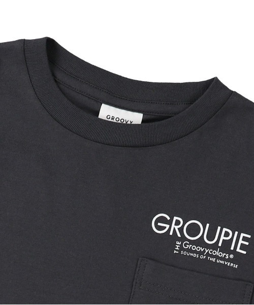 GROOVY COLORS（グルービーカラーズ）の「天竺 TOO BIG Tシャツ（Tシャツ/カットソー・キッズ・チャコールグレー/グリーン・120/110/100）」の8枚目の写真