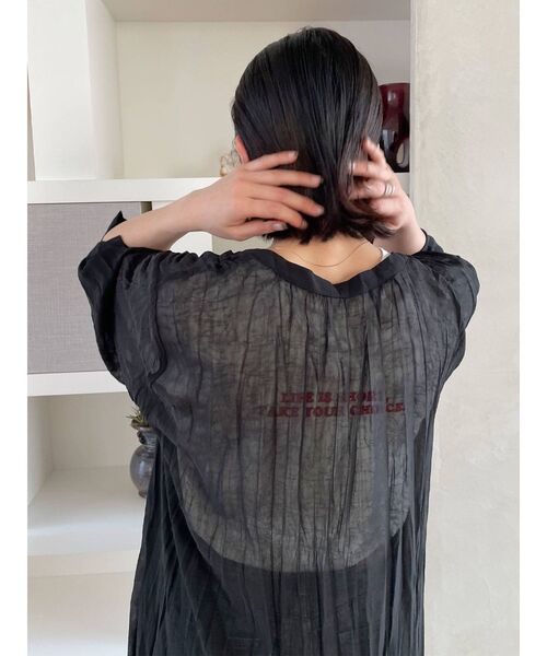 Ungrid（アングリッド）の「2wayワッシャーロングワンピース（ワンピース・レディース・オフホワイト/ブラック/ブルー/ピンク・FREE）」の22枚目の写真