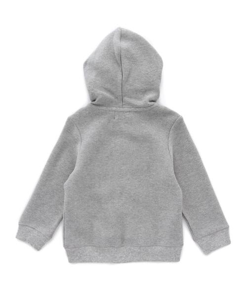 green label relaxing（グリーンレーベルリラクシング）の「【BABY】リンクスパール パーカーロングスリーブ◆（パーカー・キッズ・グレー/ネイビー・75cm/85cm）」の7枚目の写真