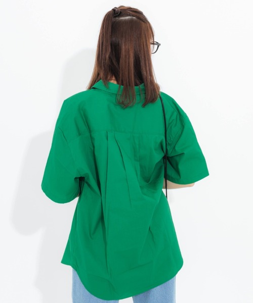 nemne store（ネンネストア）の「【 dayday seoul コラボ】刺繍入りアソートオーバーシャツ（シャツ/ブラウス・レディース・イエロー/ブルー/グリーン・フリー）」の7枚目の写真