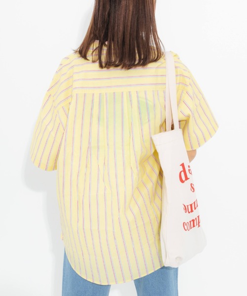 nemne store（ネンネストア）の「【 dayday seoul コラボ】刺繍入りアソートオーバーシャツ（シャツ/ブラウス・レディース・イエロー/ブルー/グリーン・フリー）」の22枚目の写真