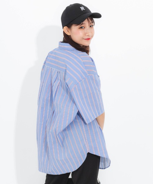 nemne store（ネンネストア）の「【 dayday seoul コラボ】刺繍入りアソートオーバーシャツ（シャツ/ブラウス・レディース・イエロー/ブルー/グリーン・フリー）」の15枚目の写真