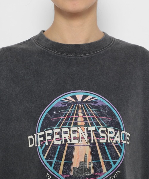 PAGEBOY（ページボーイ）の「ロックチュニックTシャツ（Tシャツ/カットソー・レディース・チャコールグレー/ブラウン系その他/オフホワイト・FREE）」の13枚目の写真