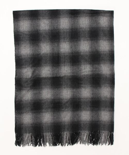 BED J.W. FORD（ベッドフォード）の「BED J.W. FORD/OVER STALL/ストール（ストール/ショール・メンズ・ブラウン/ブラック・FREE）」の2枚目の写真