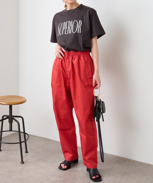 COLONY 2139（コロニートゥーワンスリーナイン）の「メッセージロゴTシャツ / SUPERIOR（Tシャツ/カットソー・レディース・ホワイト/ブラック/ベージュ・FREE）」の14枚目の写真