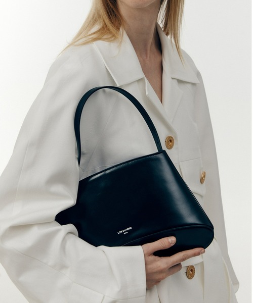LOW CLASSIC(ロウ クラシック)の「SHOULDER BAG(ハンドバッグ・レディース・ブラック/アイボリー・ONE SIZE)」の2枚目の写真