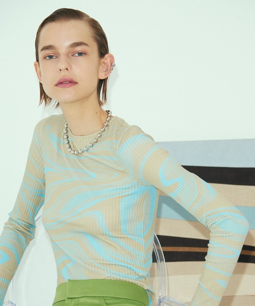 GOLDY（ゴールディ）の「ビッグ ボール チェーン ショート ネックレス（ネックレス・レディース・シルバー/ゴールド・FREE）」の4枚目の写真